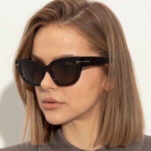 NEW TOM FORD SUNGLASSES ATHENA TF1190 52H POLARIZED HAVANA WOMEN FT1190/S 52H